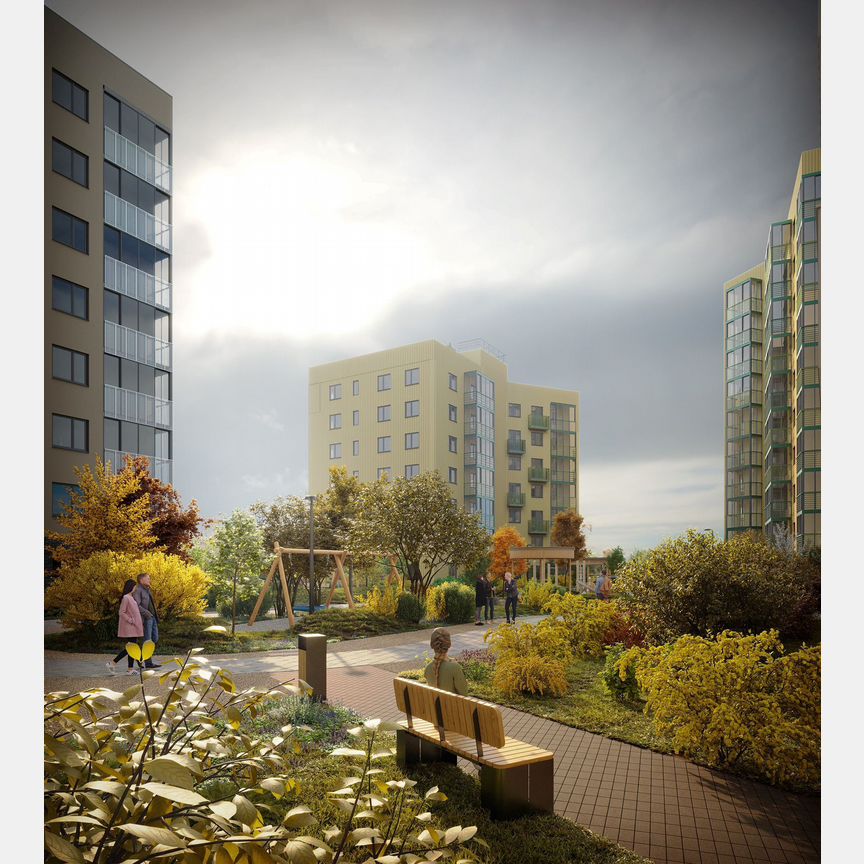 1-к. квартира, 38,2 м², 3/7 эт.