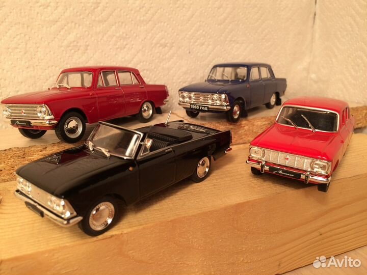 Москвичи Автолегенд, масш. 1/43