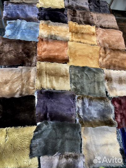 Мех стриженной ондатры