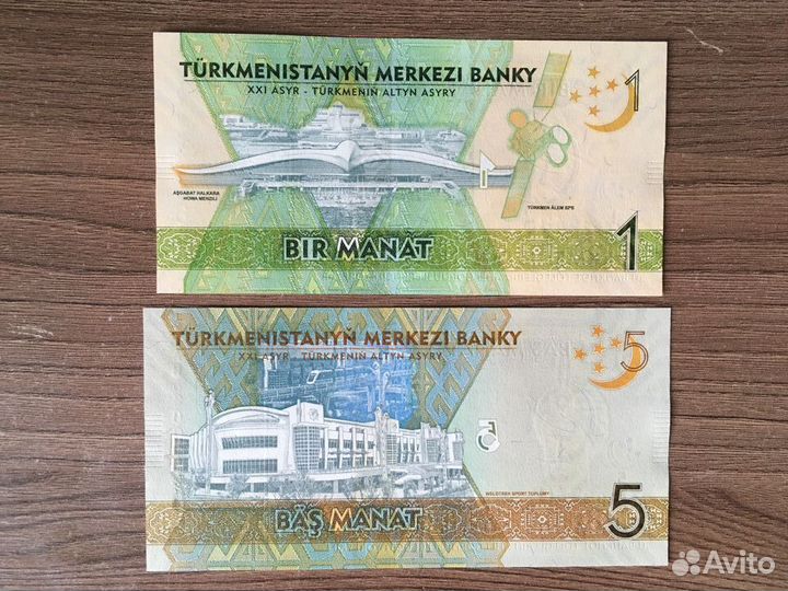 Банкноты Туркменистан, Южный Судан,Китай, Беларусь