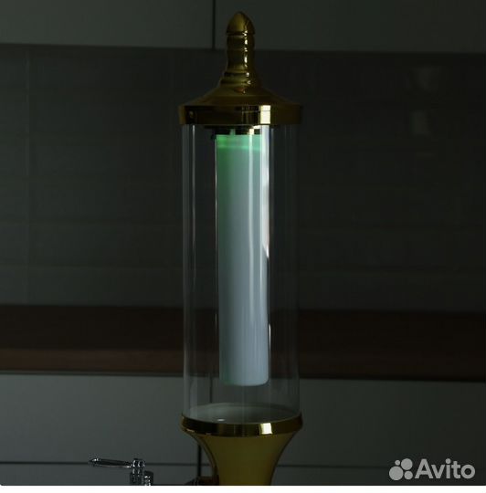 Башня пивная Gold, 3 л, колба с подсветкой, цвет з