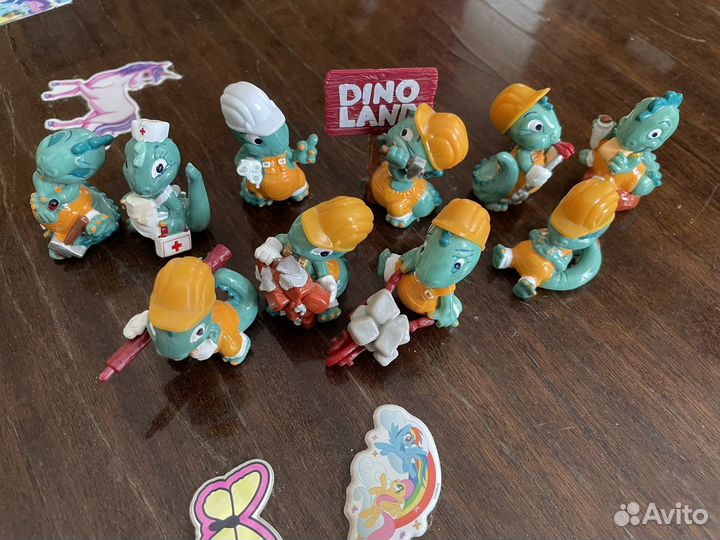 Коллекционные игрушки Киндер drolly dinos 10 шт