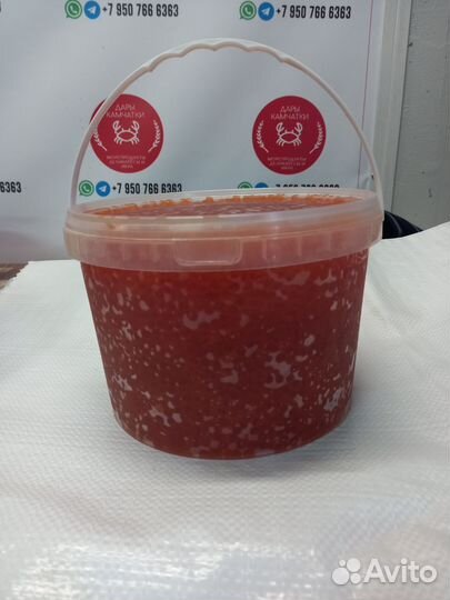 Икра красная кижуча