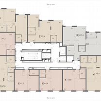 2-к. квартира, 67,9 м², 4/21 эт.