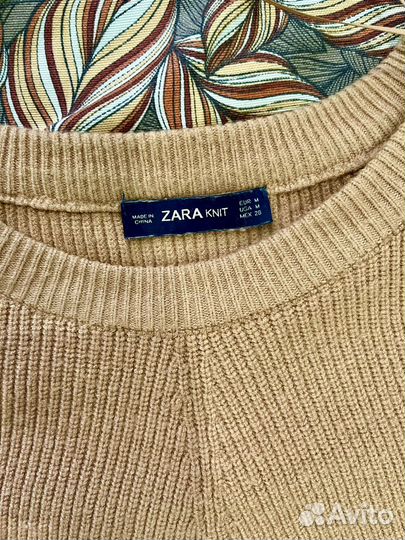 Свитер женский Zara коричнево цвета