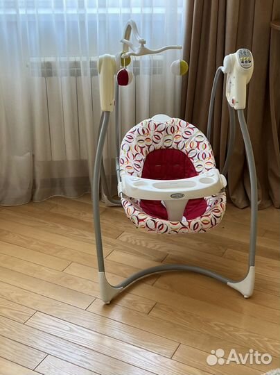 Детские электронные качели бу