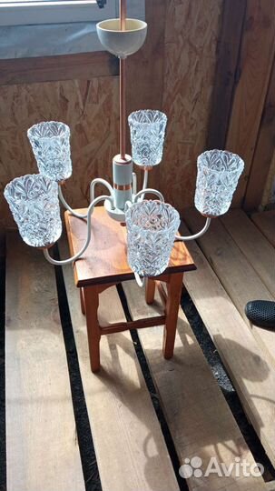 Люстра потолочная подвесная бу