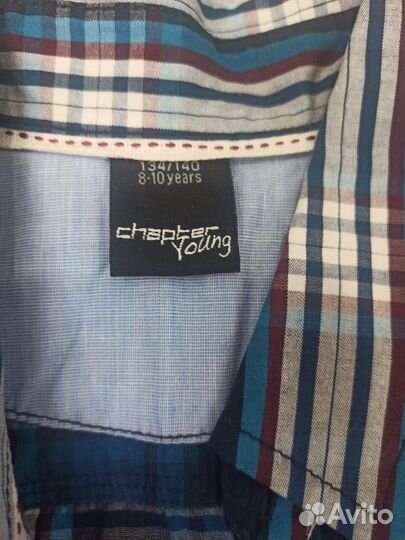 Рубашка для мальчика р-р 134-140