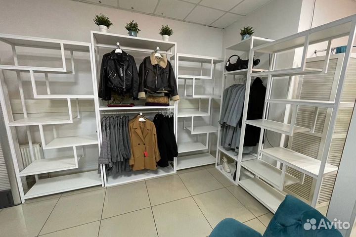 Рейлы для магазина одежды