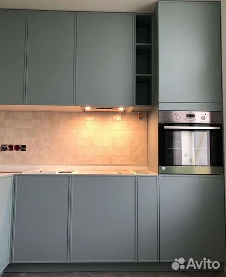 Кухня Scandi под ключ с островом