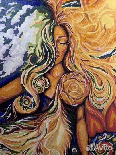 Картина по номерам Йога