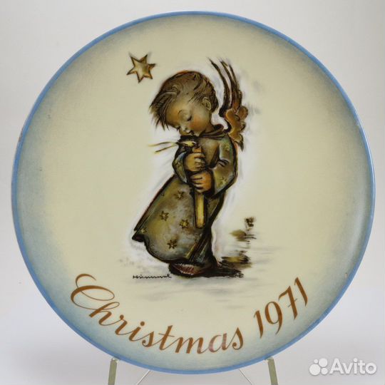 Тарелка Рождество Хуммель 1971