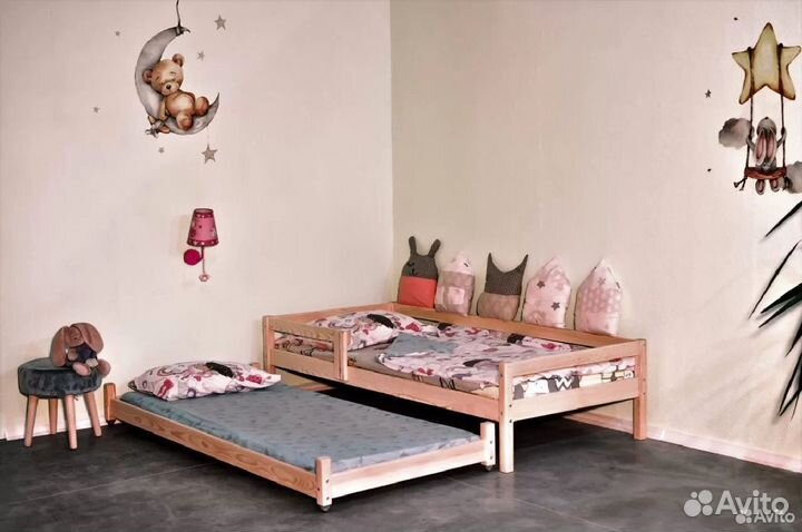 Детская кровать низкий борт 
