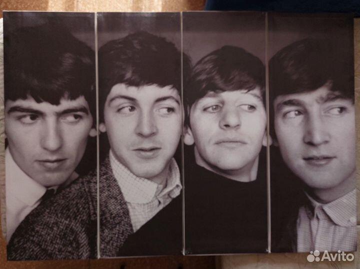 Картина на холсте Битлз The Beatles 79,5 х 112