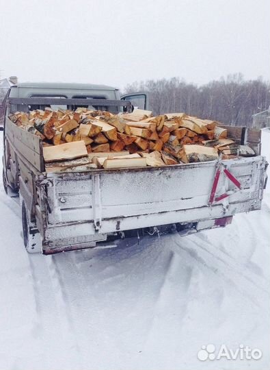 Дрова дубовые колотые