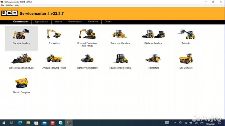 JCB servicemaster 4 24.1.3 2024.02 диагностика