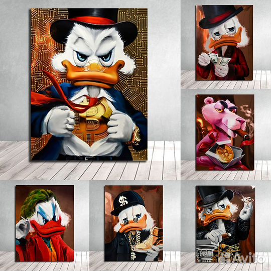 Картина Скрудж Деньги