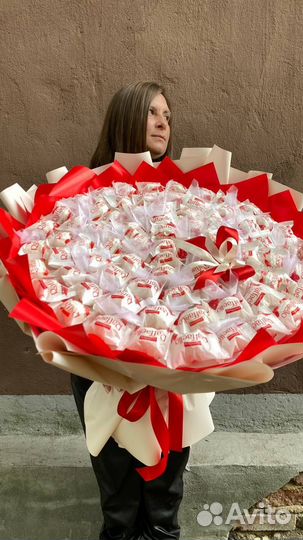 Сладкий букет из конфет Рафаэлло