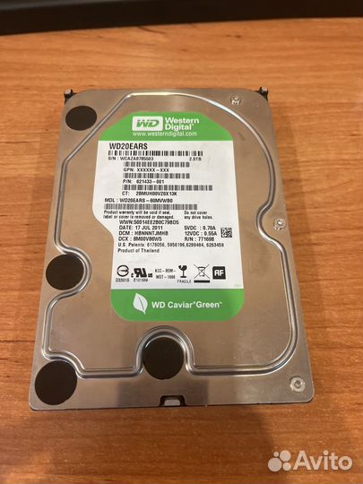 Hdd wd green 2tb
