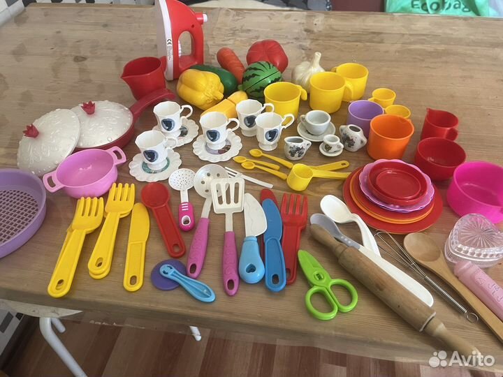 Детская посуда пакетом