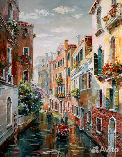 Картина маслом венеция