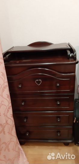 Детская кроватка с пеленальным комодом