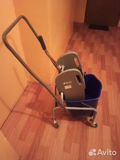 Тележка уборочная 23 литра с отжимом(ведро)