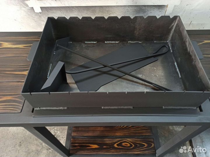 Мангал в стиле лофт