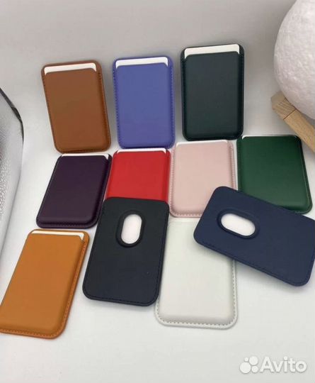 Кардхолдер Apple Leather Wallet MagSafe