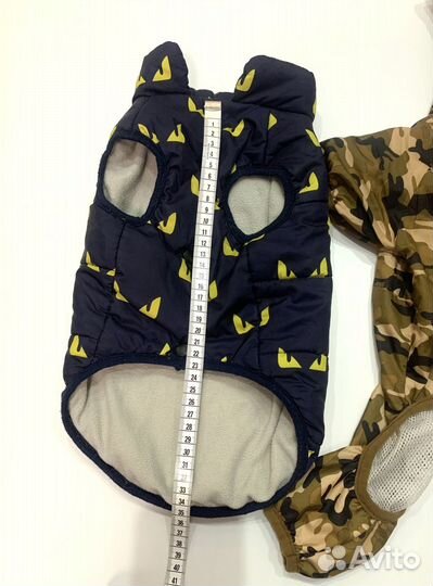 Теплая жилетка & комбинезон пыльник для собаки