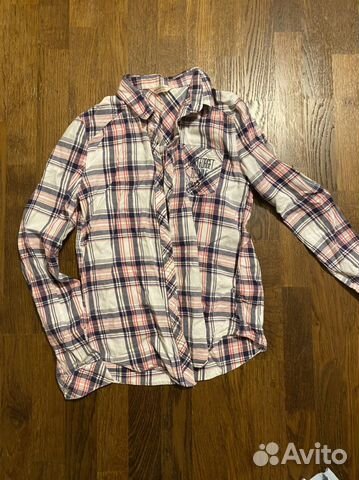 Рубашка в клетку 164 см