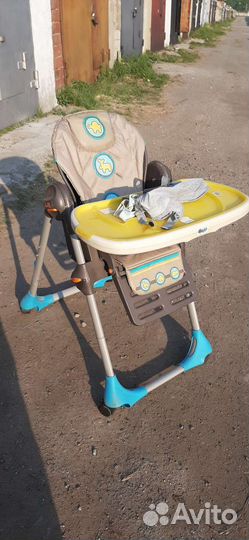 Стульчик для кормления chicco polly