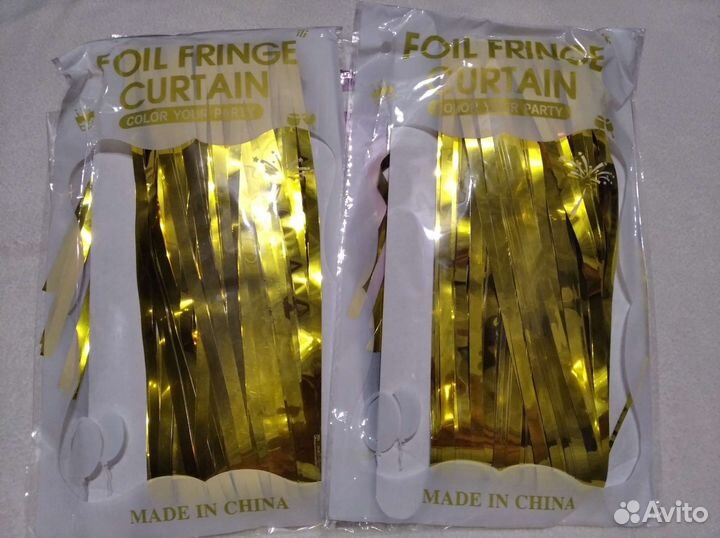 Фольгированный дождик для праздника