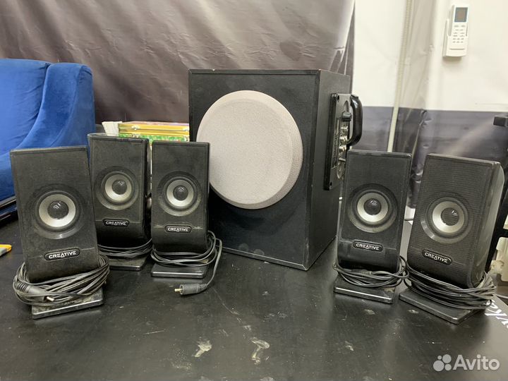 Аудиосистема 5.1 через aux