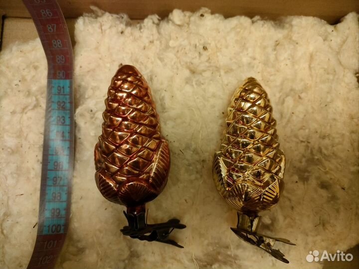 Елочные игрушки СССР на прищепке