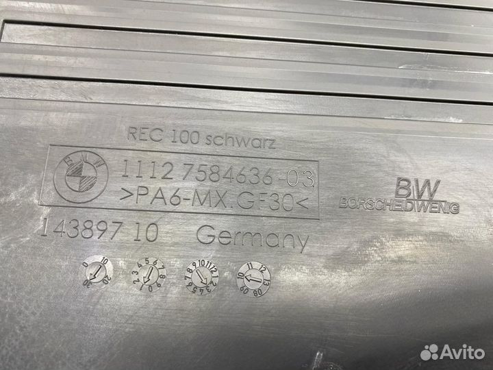 Декоративная крышка двигателя Bmw X5 E70 N52B30AF