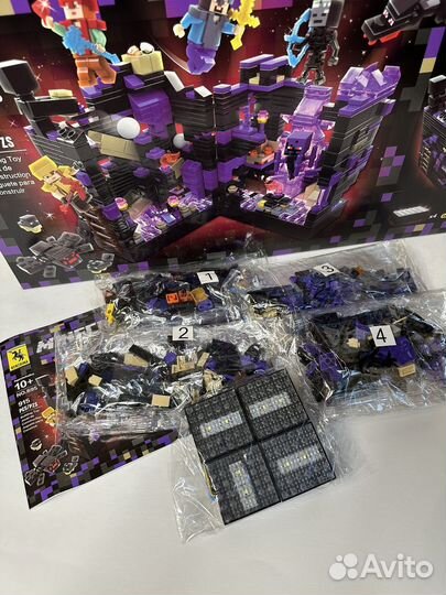 Конструктор Лего Майнкрафт LED подсветка