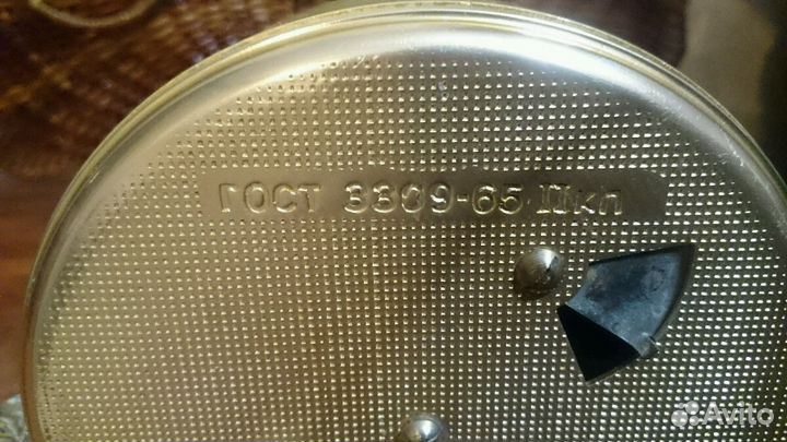 Часы маяк в хрустале; винтаж