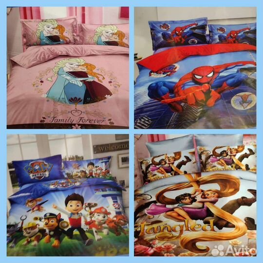 Постельное белье детское Холодное сердце и другие