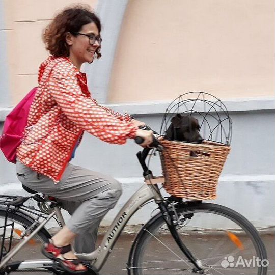 Велосипедная корзина для животных
