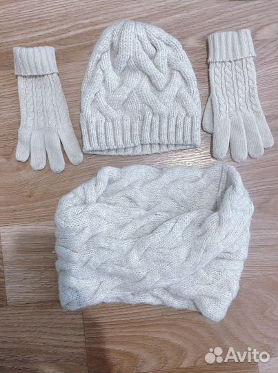 Комплект шапка и шарф