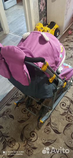Санки коляска nika