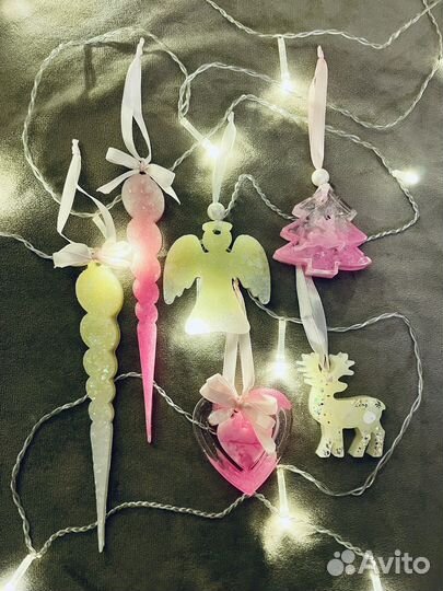 Елочные игрушки ручной работы