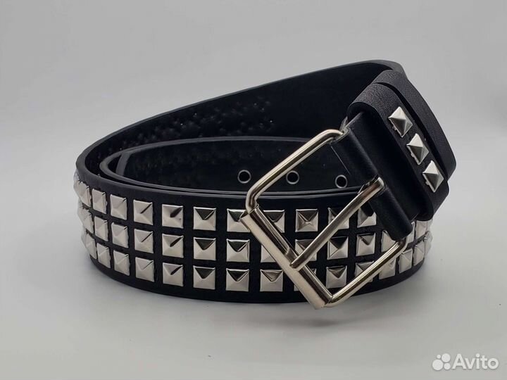 Ремень с заклепками Y2K