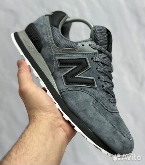 Кроссовки new balance 574 серые