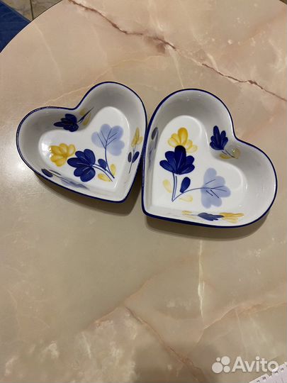 Тарелки сердце