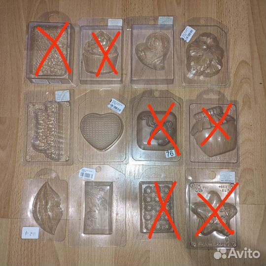 Пластиковые формы для мыла