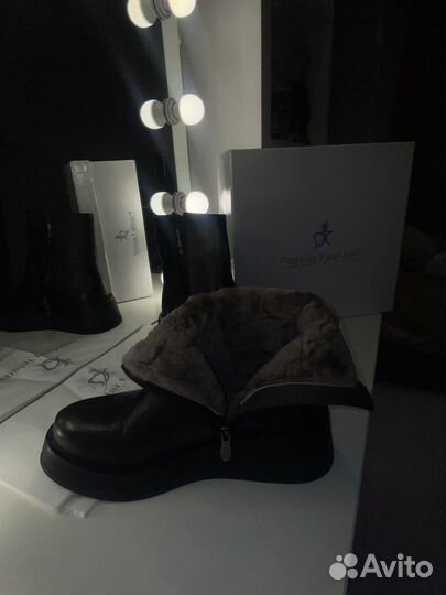 Полусапоги зимние женские