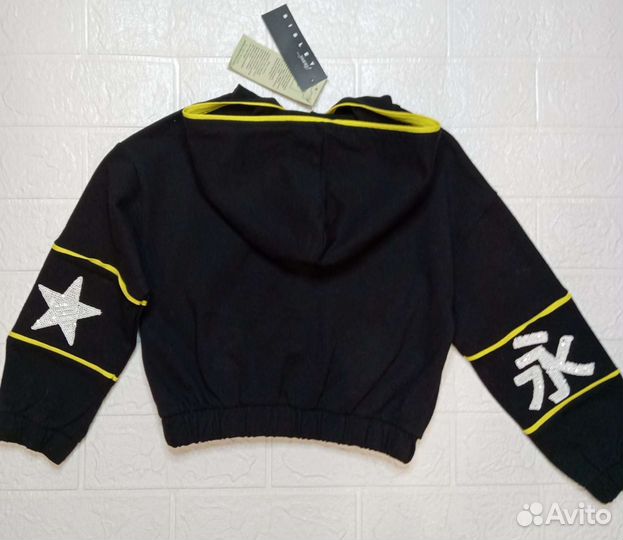 Толстовка с капюшоном на девочку р.110