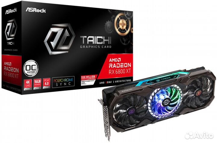 Видеокарта RX 6800 XT ASRock Taichi 16 Gb